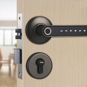 Smart Lock Fingerprint Password Electric Digital Lock  Alloy Keyless Security Door Handle For Home - Lawangin