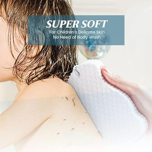 Painless Scrub Sponge Wash Dirt Rub Baby Scrub Towel